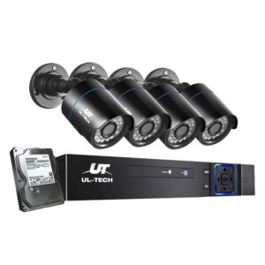 NNEDSZ 1080P 4 Channel HDMI CCTV Security Camera with 1TB Hard Drive