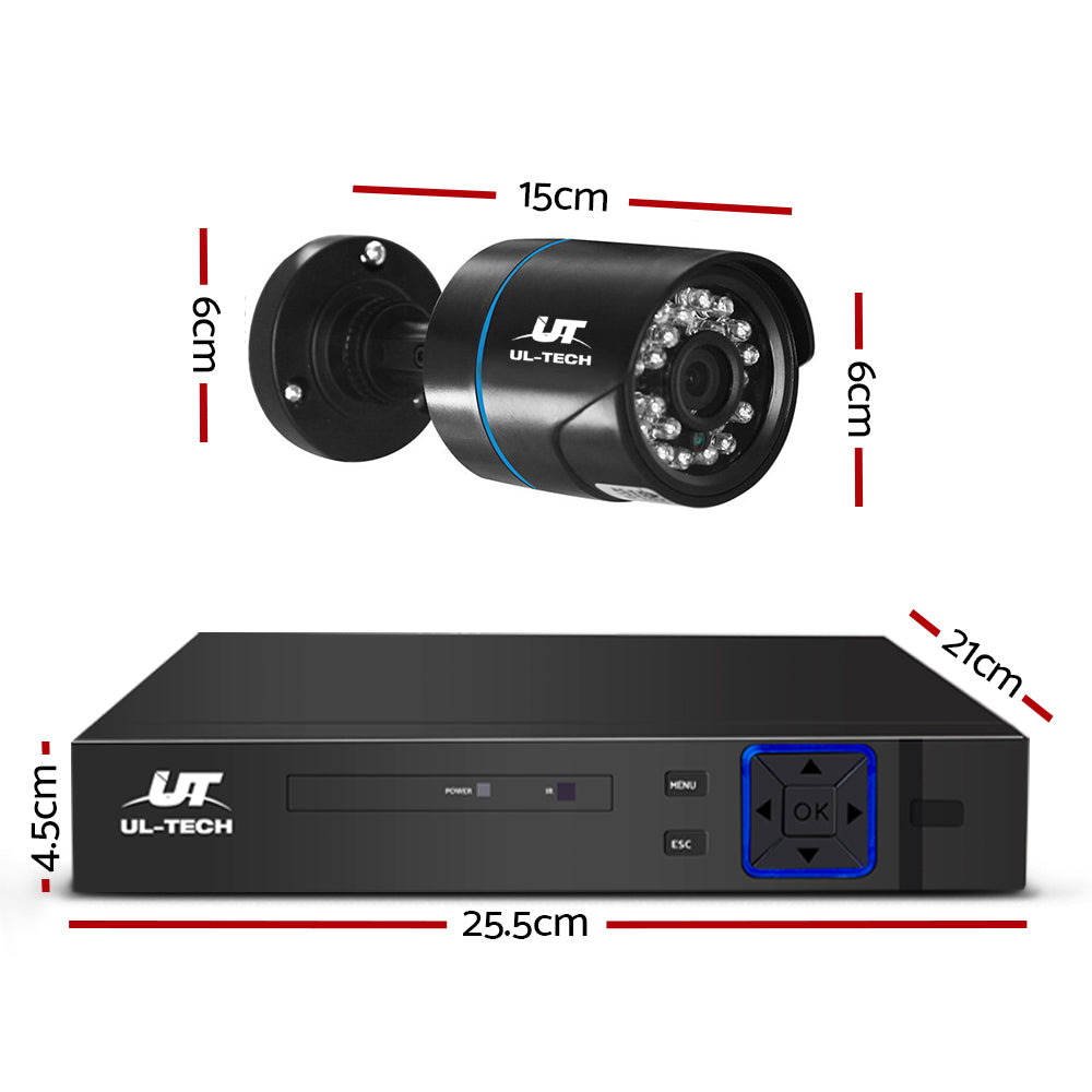 NNEDSZ 1080P 4 Channel HDMI CCTV Security Camera with 1TB Hard Drive - Image 2