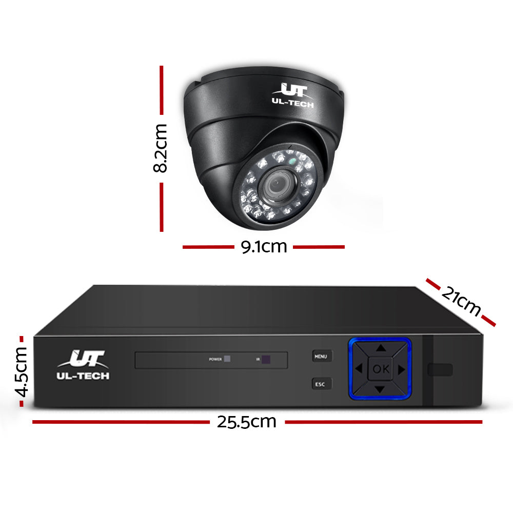 NNEDSZ -CCTV Security System 2TB 8CH DVR 1080P 4 Camera Sets - Image 2