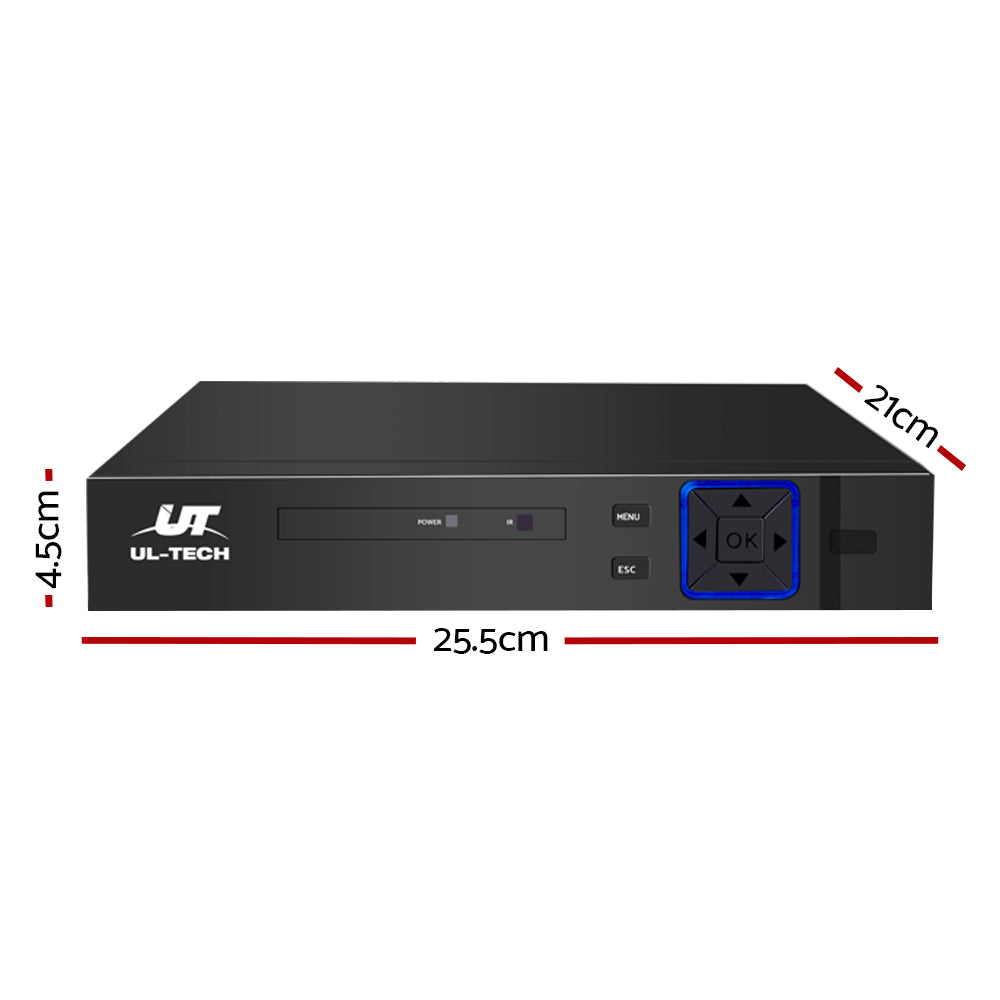 UL-tech 8CH DVR 1080P 5in1 CCTV Video Recorder 4TB Hard Drive - Image 2