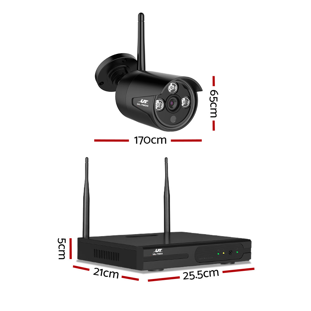 NNEDSZ -CCTV Wireless Security Camera System 8CH Home Outdoor WIFI 4 Bullet Cameras Kit 1TB - Image 2