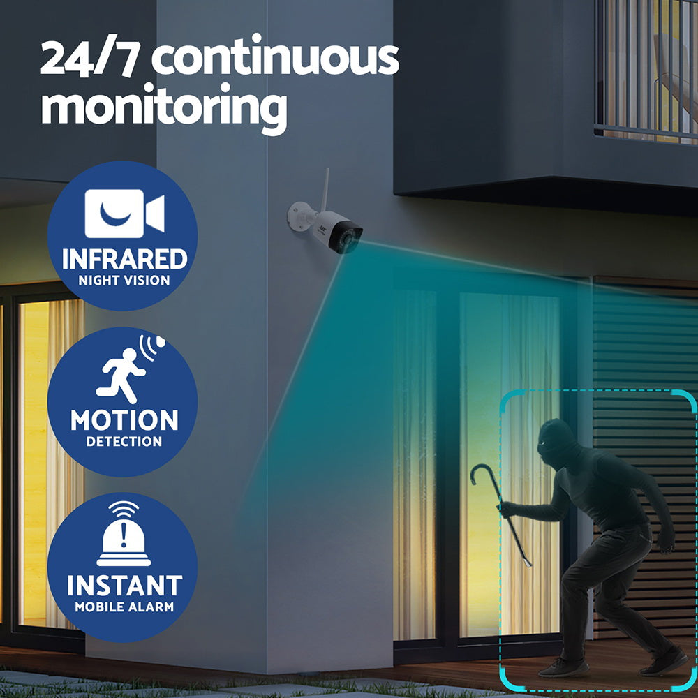 UL-tech 3MP Wireless CCTV 8CH 8 Square Camera - Image 5