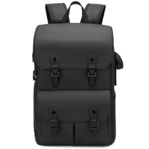 NNEOBA Waterproof Anti-Theft Camera Backpack Black