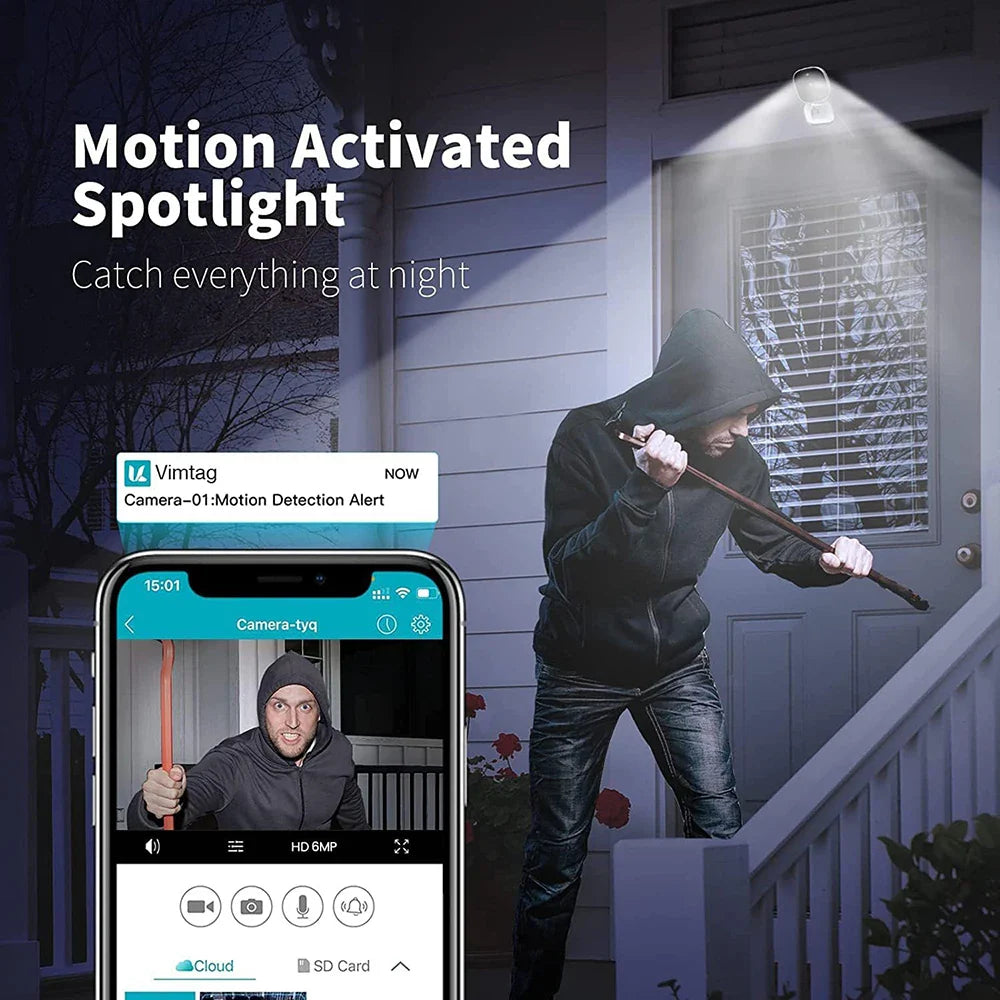 Outdoor Mini WiFi Camera Color Night Vision (4MP) - Image 4